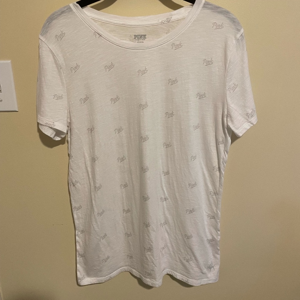 Victoria's Secret Pink Logo T Shirt